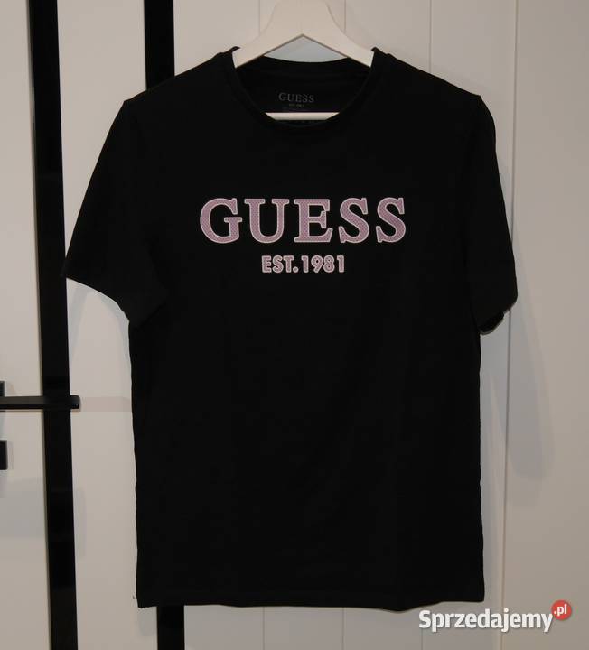 Guess śliczna bluzka liliowe logo 36 S dolnośląskie Wrocław