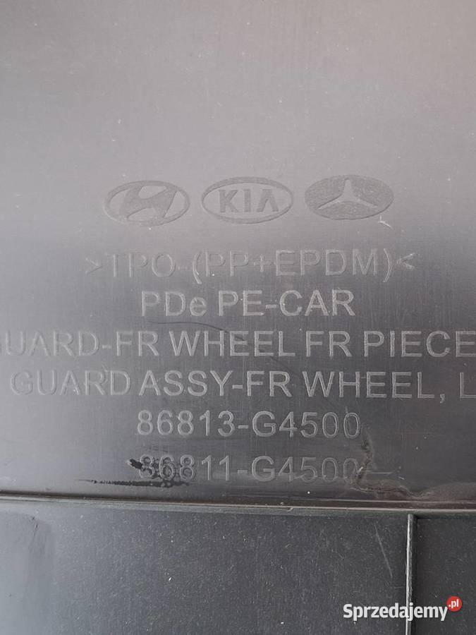 Hyundai i30 3 Nadkola przednie osobowe Rybnik