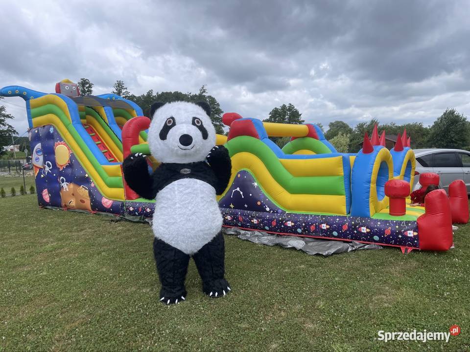 Wynajmujemy duże maskotki chodzące Mega Panda Białystok