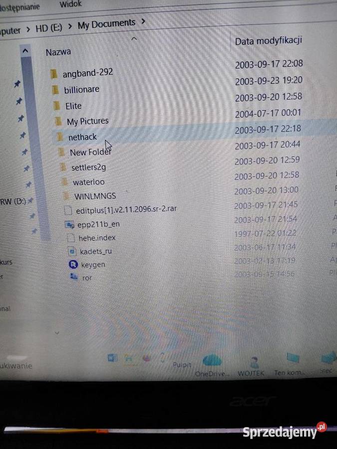 Dysk kolekcjonerski 1620 MB do starego laptopa wewnętrzny łódzkie Grodzisk