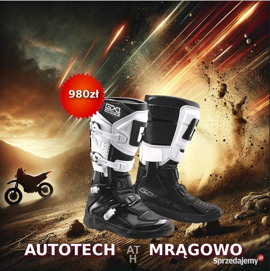 GAERNE BUTY CROSS GX1 EVO 2023 BLACKWHITE r44 Mrągowo