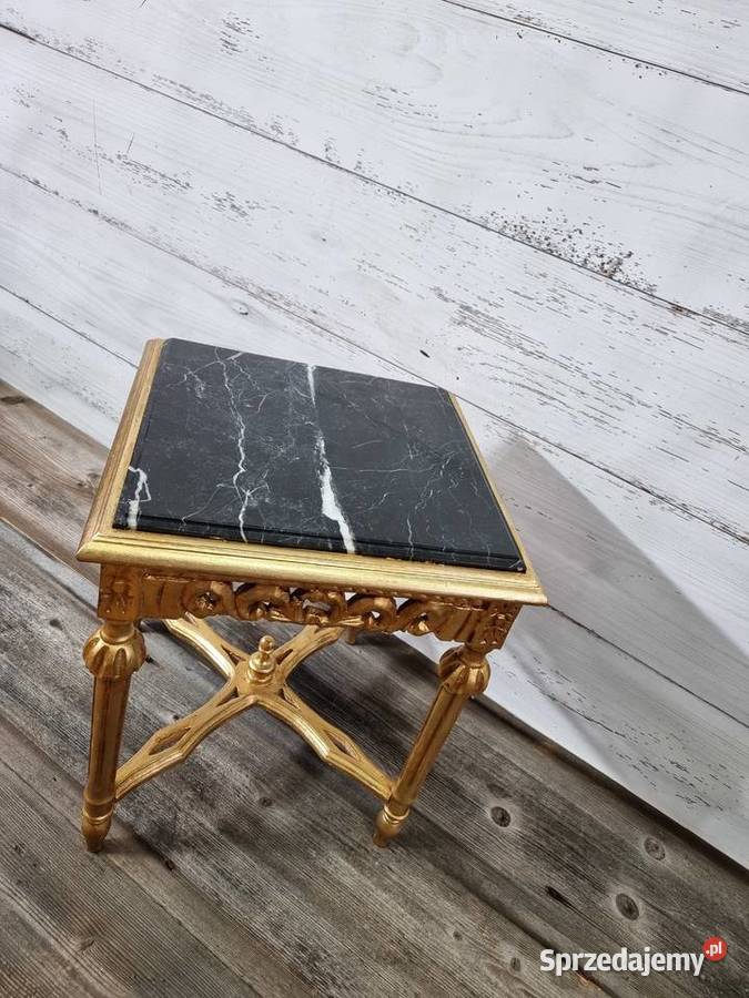 Stolik z blatem marmurowym Sanok