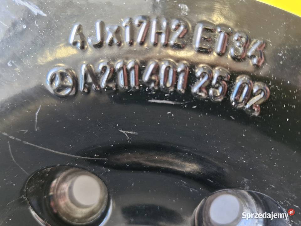 Koło zapasowe dojazdowe Mercedes E 211 Koła dojazdowe Gdańsk