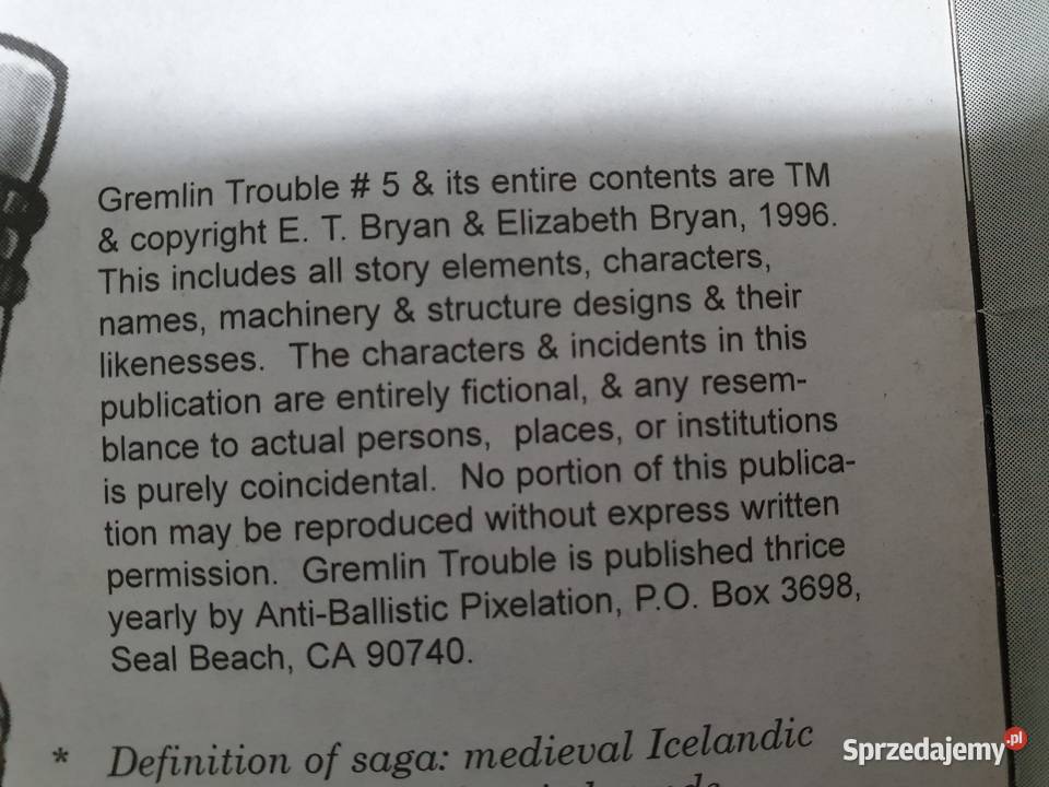 Gremlin Trouble Manga USA 1996 Gdynia
