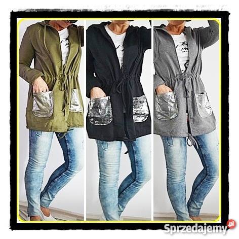 narzutka dresowa kardigan długi