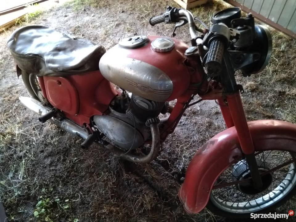 Jawa 250 amperomierz na zbiorniku