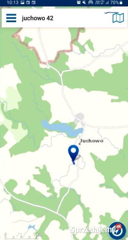 Działka w pobliżu jeziora 12zł/m2 Juchowo