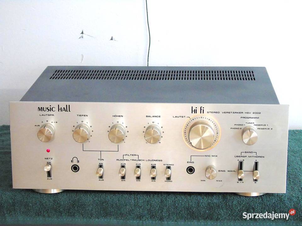 Wzmacniacz Music Hall HVS 2002 Vintage DOSTAWA Wzmacniacze i pokrewne Jasło sprzedam