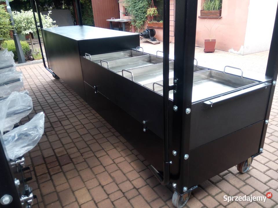 Gastronomiczny grill cateringowy gazowy węglowy Damasławek