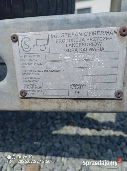 Przyczepka łódzkie Sieradz sprzedam