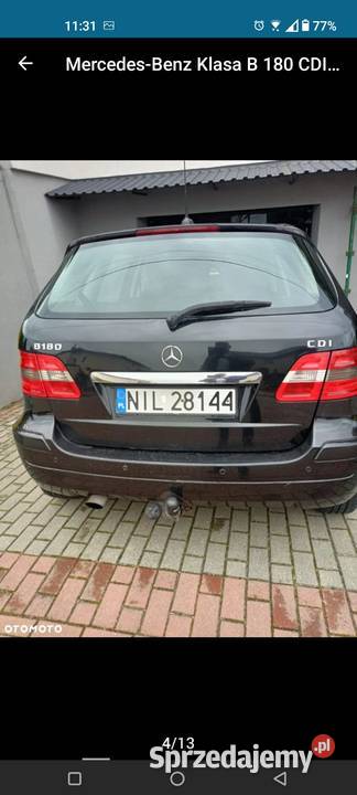 Mercedes w245 b klass 18 cdi automat Kwidzyn sprzedam