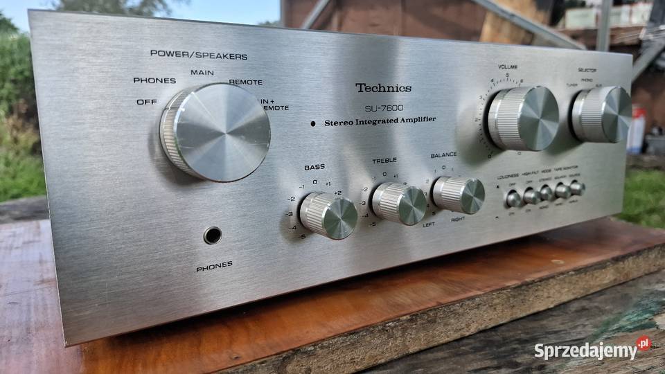 Technics SU7600 japoński wzmacniacz vintage Wzmacniacze i pokrewne Namysłów sprzedam