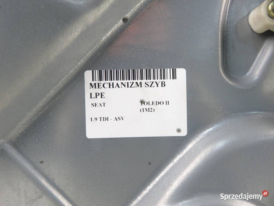 PODNOŚNIK SZYBY LEWY PRZEDNI SEAT TOLEDO II 1M2