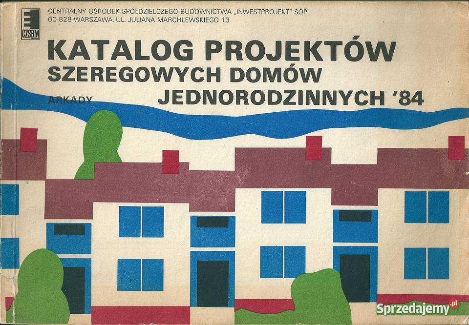 Katalog projektów szeregowych domów architektura, budownictwo Łódź
