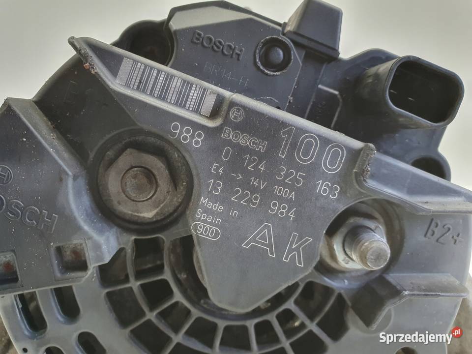ALTERNATOR Opel Zafira B 16 16V bosch 100A