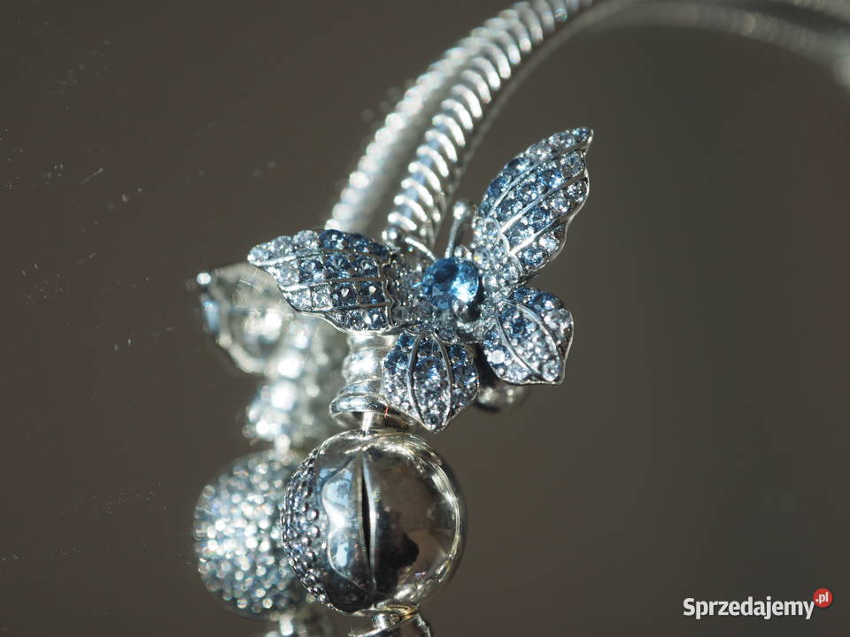 Pandora Charm koralik zawieszka motyl pave Warszawa