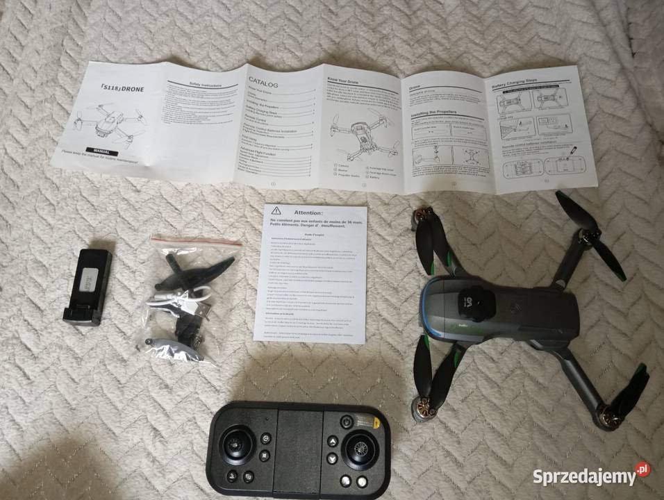 Dron S118 z kamerą i silnikami bezszczotkowymi