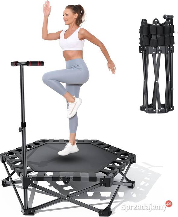 Składana trampolina RYGEO fitness z uchwytem 110 małopolskie Wadowice sprzedam