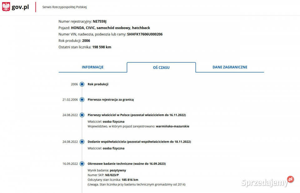 Honda Civic Benzyna Zarejestrowany Ubezpieczony 83KM warmińsko-mazurskie Elbląg