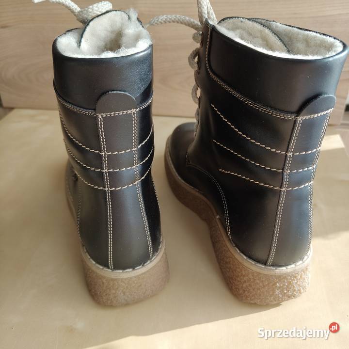 Buty skórzane marki Arka 36 Kozaczki mazowieckie sprzedam