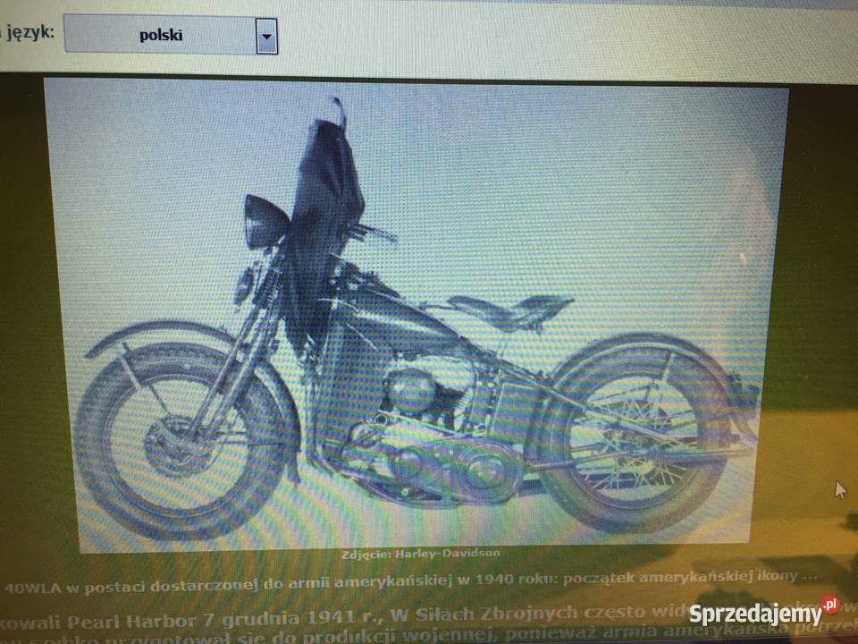 Harley WLA WLC SILNIK 1940 kujawsko-pomorskie Toruń