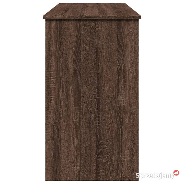 Toaletka z lustrem brązowy dąb 100x45x76