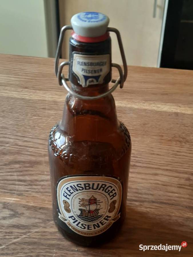 Butelka konekcjonerska niemieckim piwie warmińsko-mazurskie Morąg