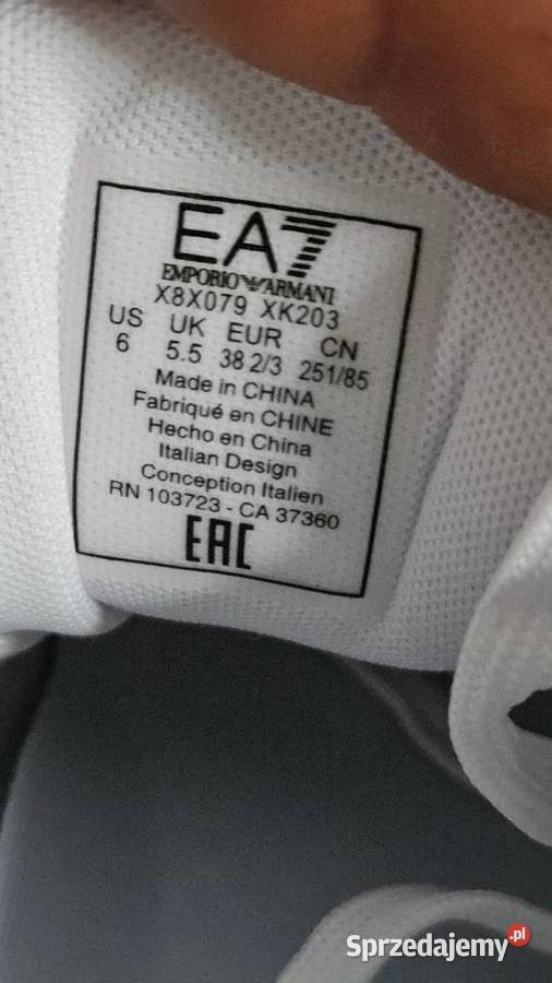 Buty EA7 24cm Moda i Styl Zakopane sprzedam