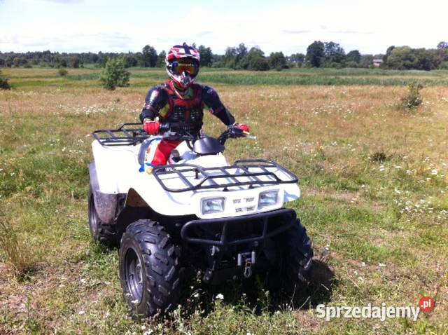 Kawasaki Prairie 360 4x4 PŁUG wyciągarka Zalesie Górne