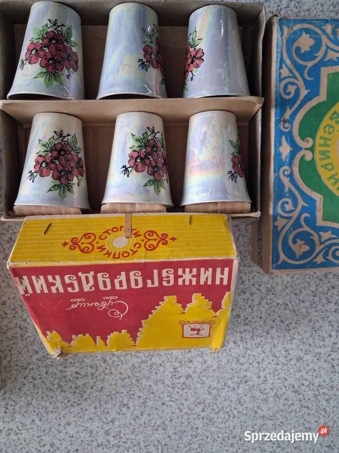 Zestaw radzieckiej porcelany Antyki, Sztuka, Kolekcje Warszawa