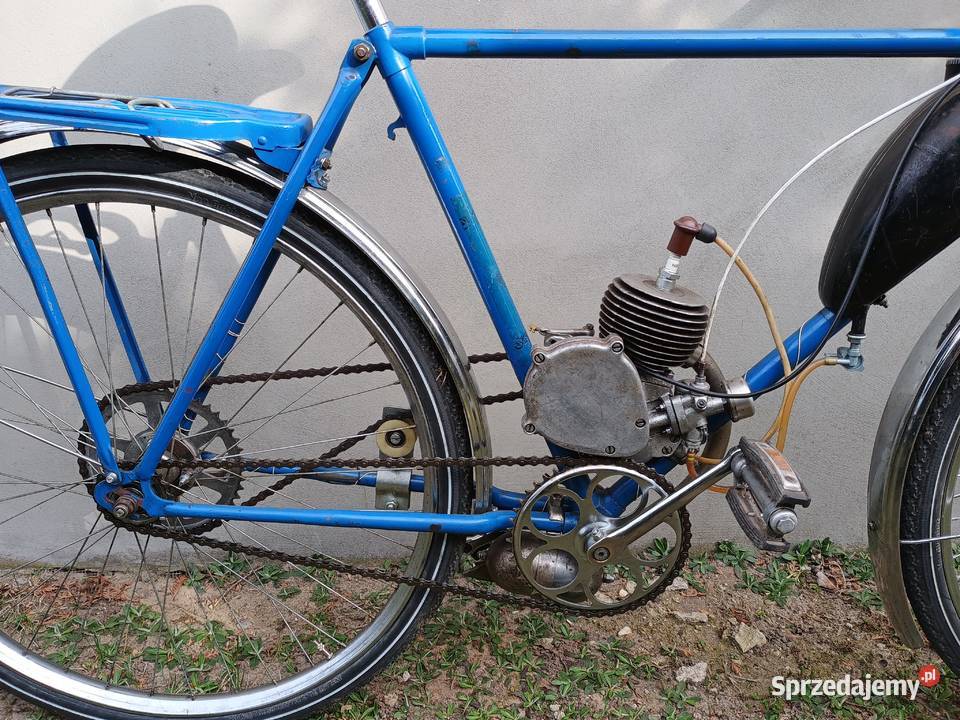Rower z silnikiem KO D4 1957r zabytkowy Kurzętnik