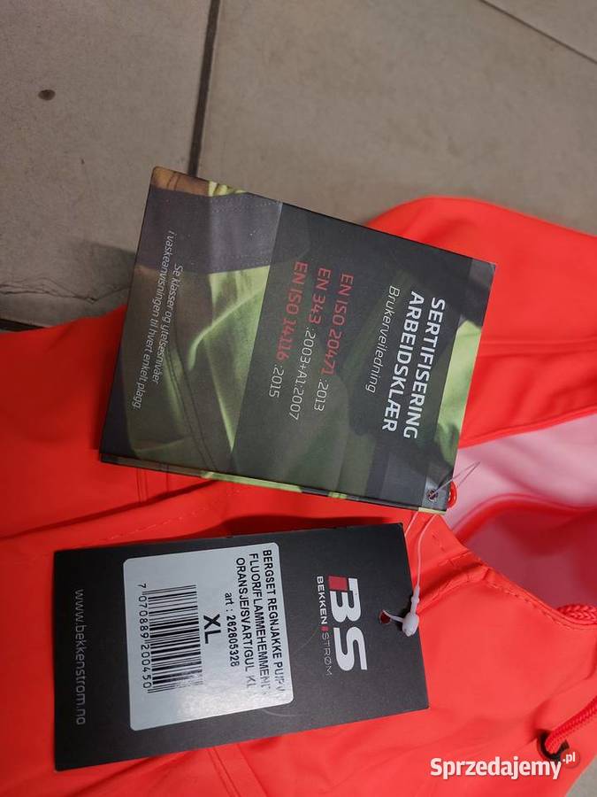 Kurtka przeciwdeszczowa PUPVC firmy BS rozmiar Szczecin