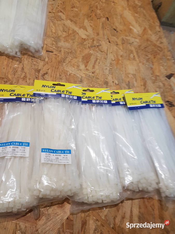 Opaski zaciskowe Standard 300250200 mm Białe Głogowa