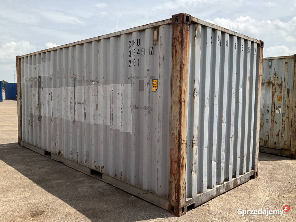 Kontener morski magazynowy 20DV 6 metrowy Ostrołęka sprzedam