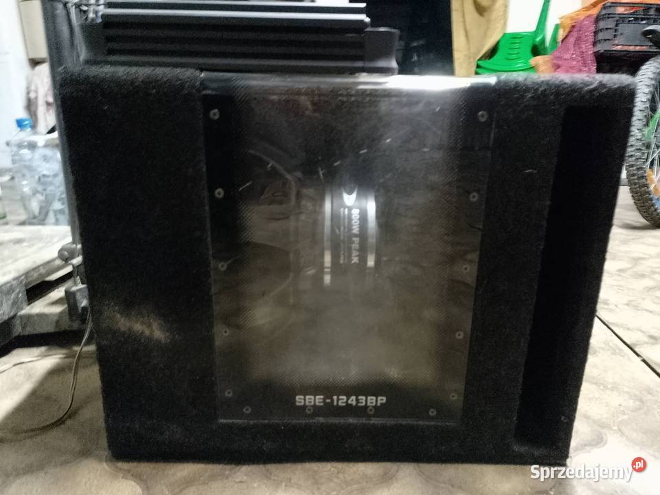 Subwoofer skrzynia basowa ALPINE ze wzmacniaczem