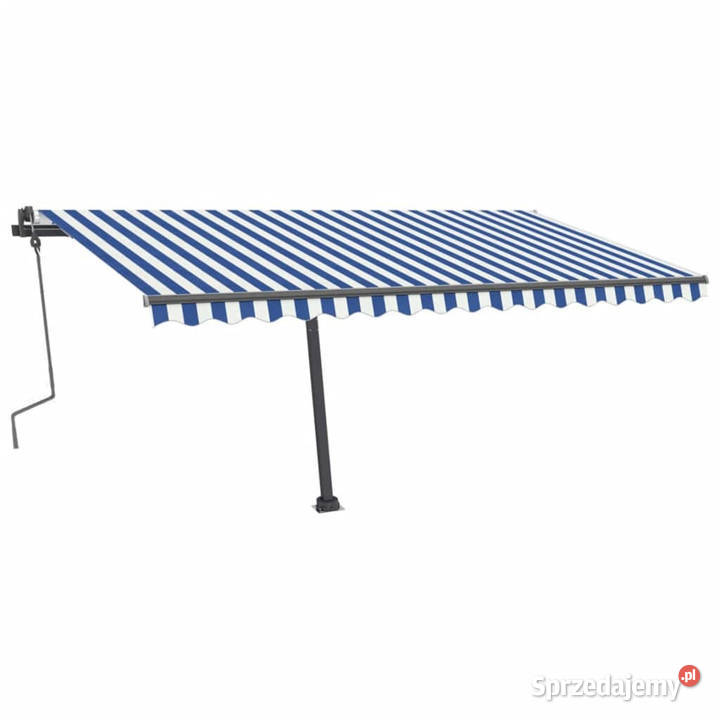 Ręcznie zwijana markiza z LED 400 x 300