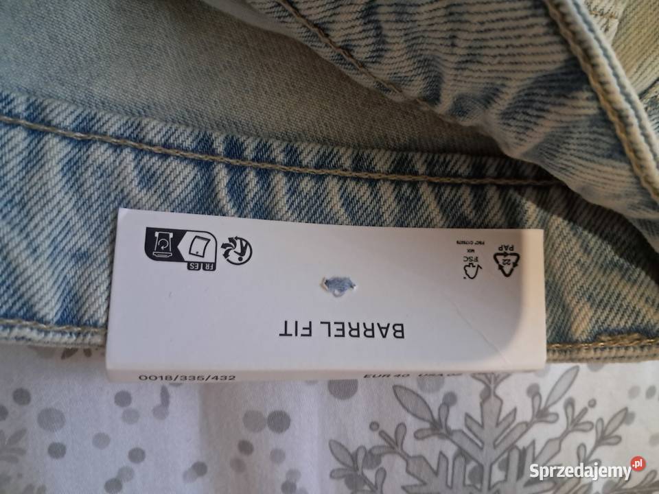 spodnie bershka baggy jeans Rogóżno sprzedam