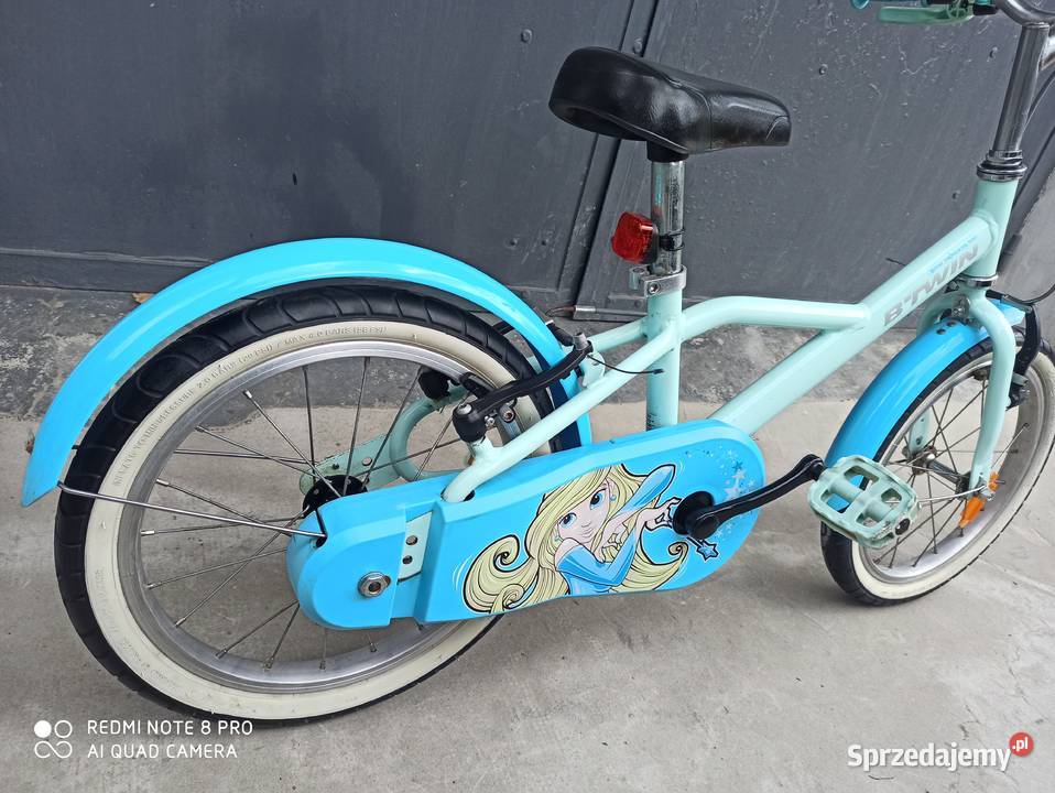 Rowerek 16 BTWIN 500 BLUE PRINCESS Śliczny małopolskie Wieliczka