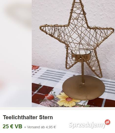 2 Świąteczne Świeczniki na małe Świeczki małopolskie Kraków