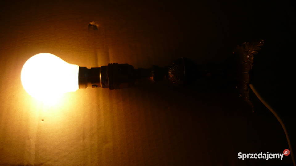 Lampka na stolik vintage lampa retro stołowa na podlaskie Sokółka