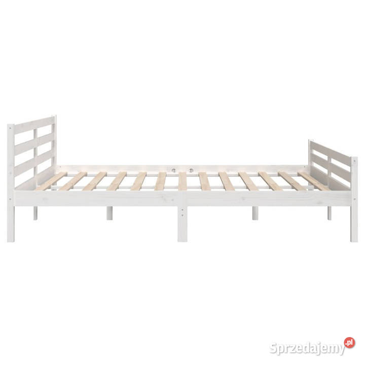 Rama łóżka biała lite drewno 180x200 WM814835 Warszawa sprzedam