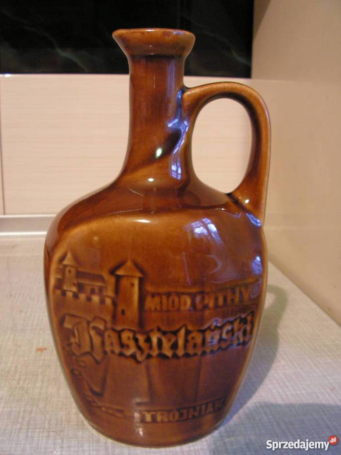 MIROSTOWICE ceramika dzban do miodu łódzkie Sieradz