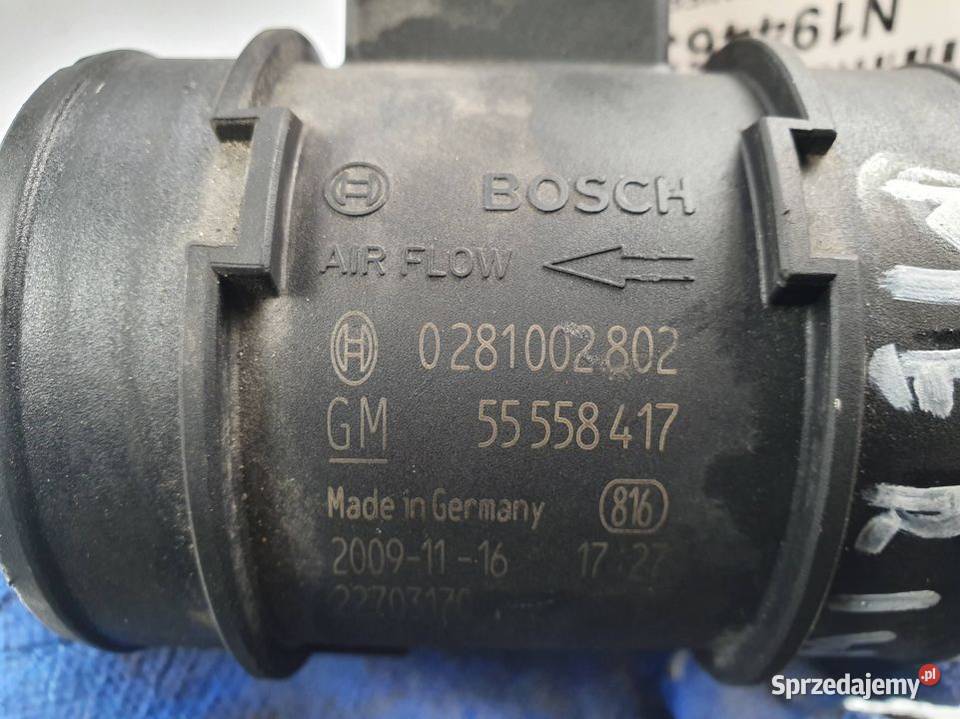 PRZEPŁYWOMIERZ OPEL MERIVA A LIFT 55558417