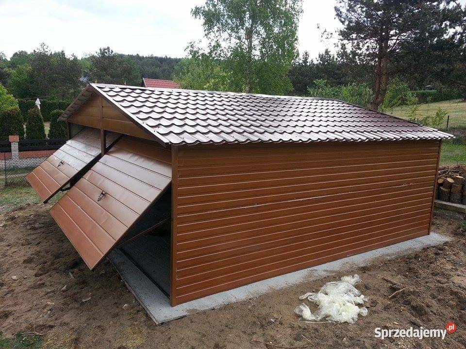 Garaż Blaszany Drewnopodobny Garaże Blaszane Katowice
