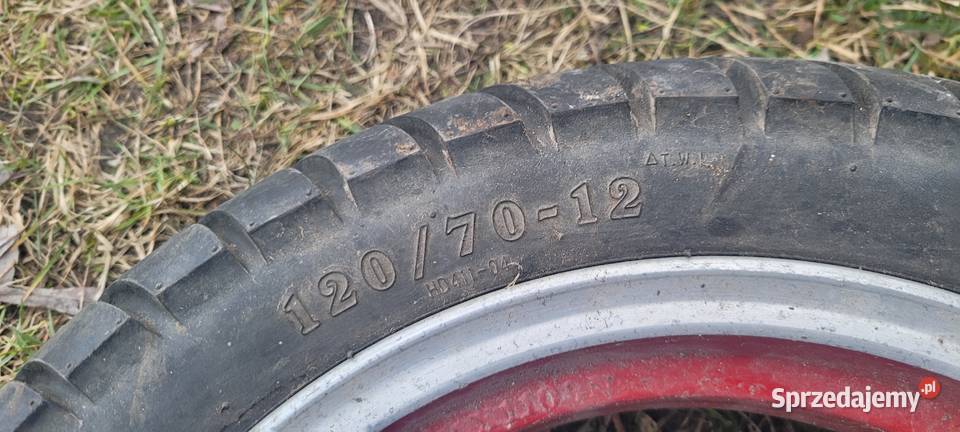 Koło do skutera 12 12070 Całe koło do motocykla Pozostałe sprzedam