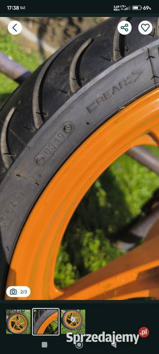 Koło tylne felga honda CBR 125 jc50 repsol Wola Mielecka