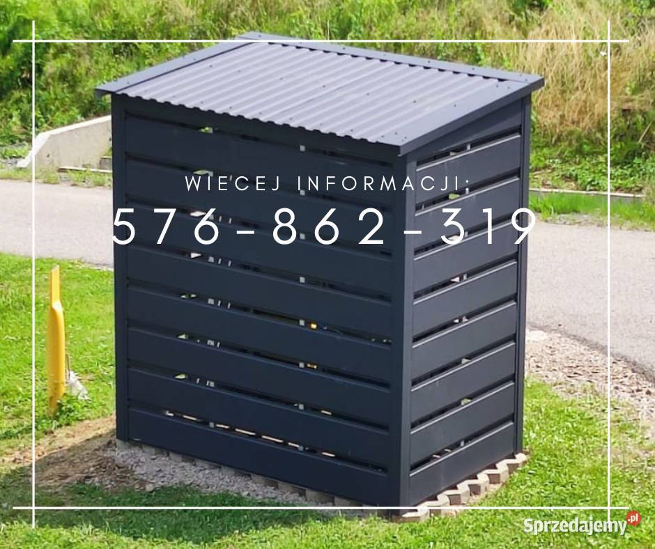 Domek narzędziowy wiata śmietnikowa Chrzanów