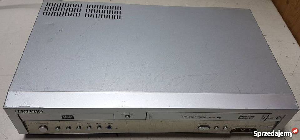 Combo DVD/VHS Samsung Wysokiej klasy +dodatki Tanio