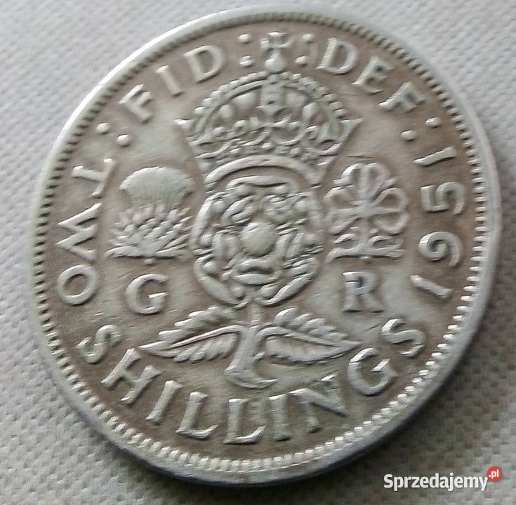 WIELKA BRYTANIATWO SHILLINGS1951 r mazowieckie Legionowo