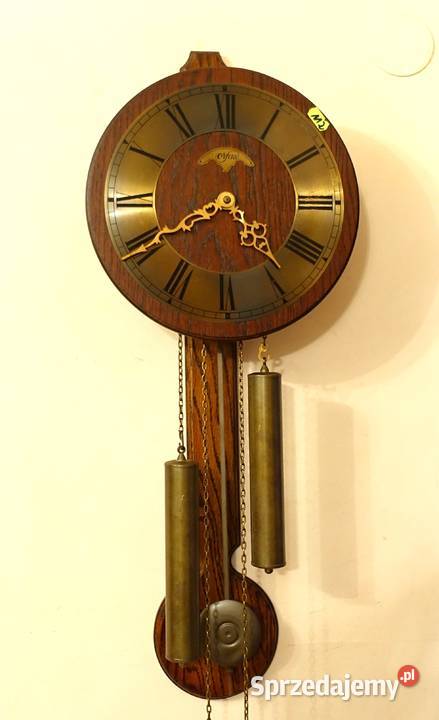 Zegar ścienny Orfac odważnikowy dębowy112 mazowieckie Płock sprzedam